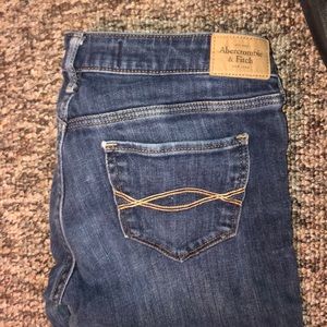 Abercrombie and Fitch has straight leg jeans.
